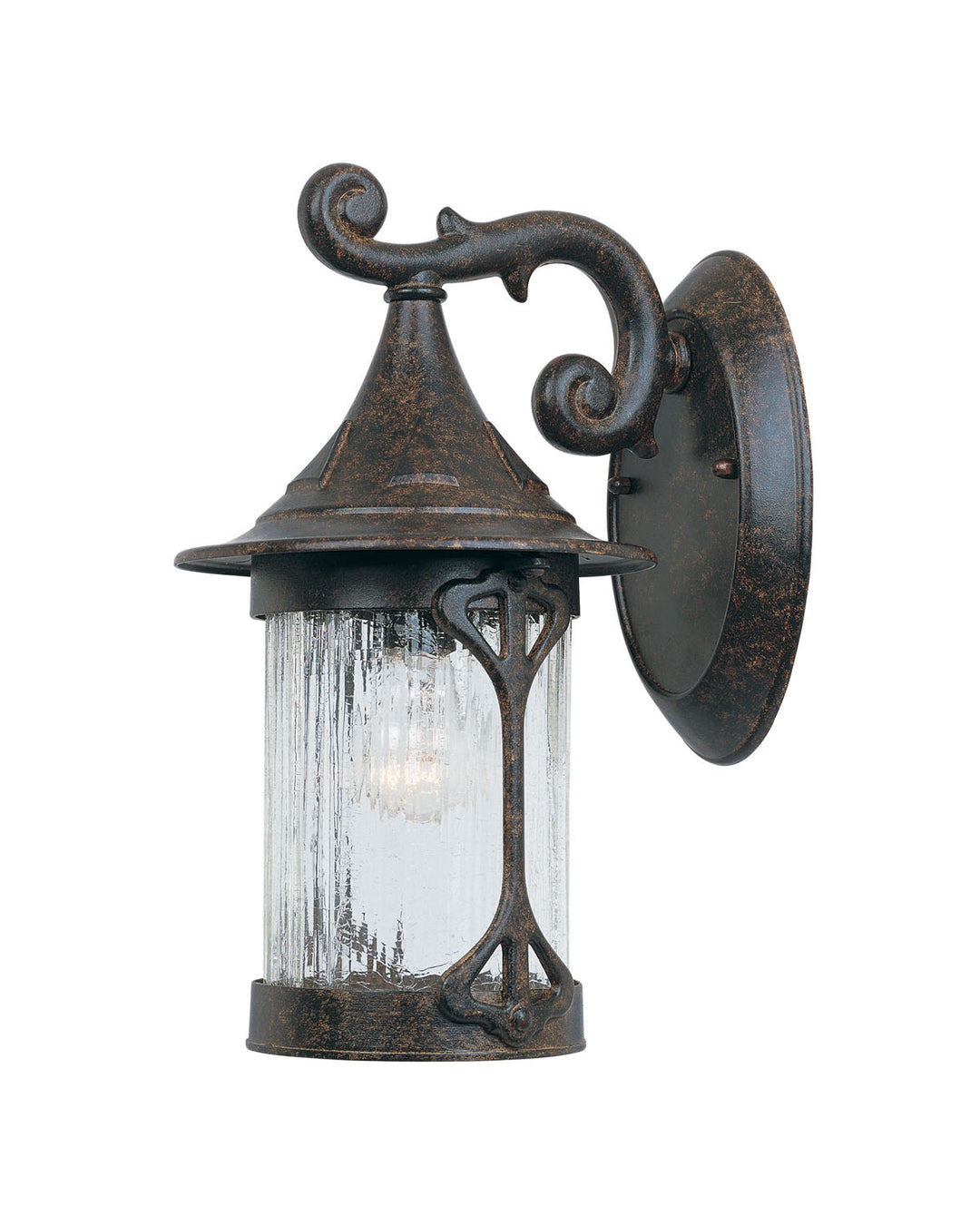 Designers Fountain 20911-CHN Canyon Lake One Light Wall Lantern Outdoor Bronze / Dark