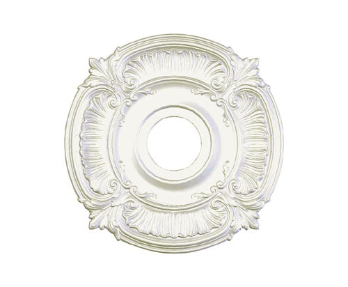 Focal Point Lighting 81018 Acanthus Medallion Decor White