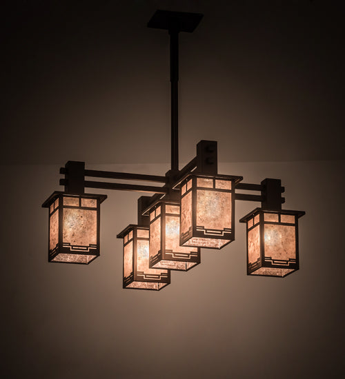 Meyda Tiffany Roylance 196390 Chandelier Light - Mahogany Bronze