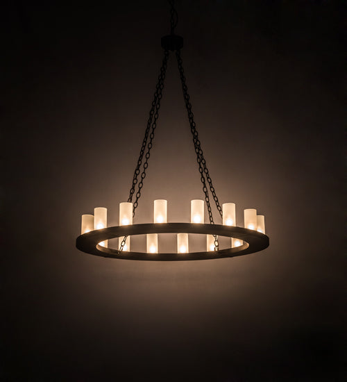 Meyda Tiffany Loxley 196602 Chandelier Light - Oil Rubbed Bronze