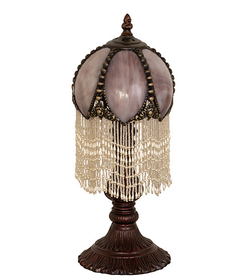 Meyda Tiffany Lighting 196896 Alicia One Light Mini Lamp Lamp Bronze / Dark