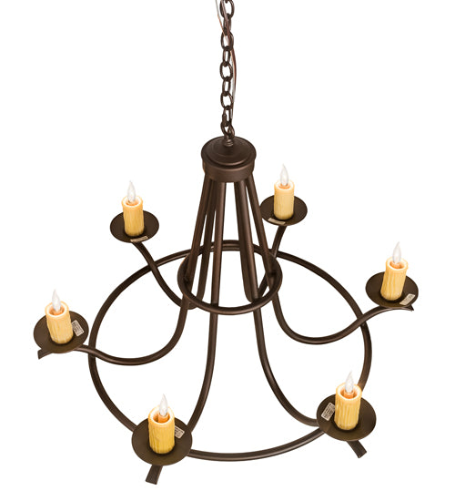 Meyda Tiffany Octavia 196944 Chandelier Light - Mahogany Bronze