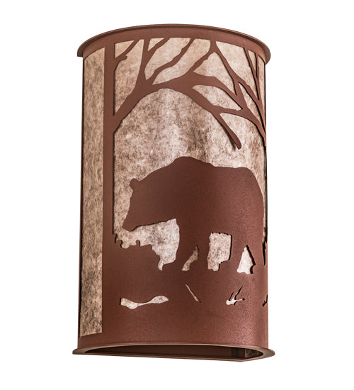 Meyda Tiffany Bear At Dawn 197064 Wall Light - Antique Copper