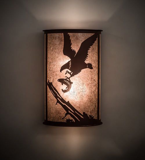 Meyda Tiffany Strike Of The Eagle 197065 Wall Light - Antique Copper