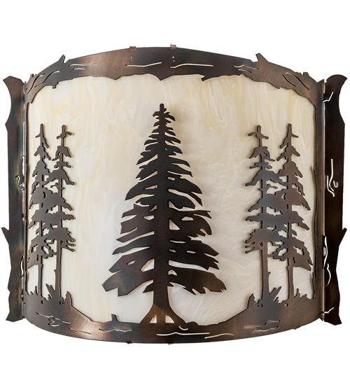 Meyda Tiffany Tall Pines 197101 Wall Light - Antique Copper