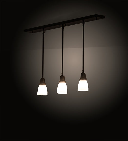 Meyda Tiffany Revival Oyster Bay 197133 Pendant Light - Craftsman Brown