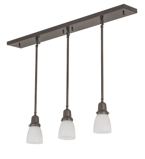 Meyda Tiffany Revival Oyster Bay 197133 Pendant Light - Craftsman Brown