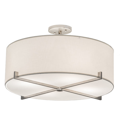 Meyda Tiffany Cilindro 197347 Ceiling Light - Nickel