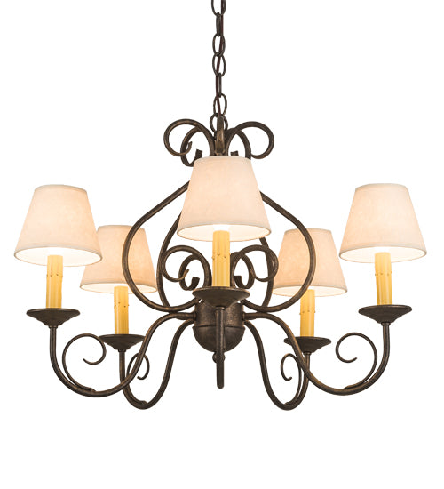 Meyda Tiffany Jenna 197364 Chandelier Light - French Bronzed