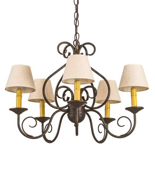 Meyda Tiffany Jenna 197364 Chandelier Light - French Bronzed
