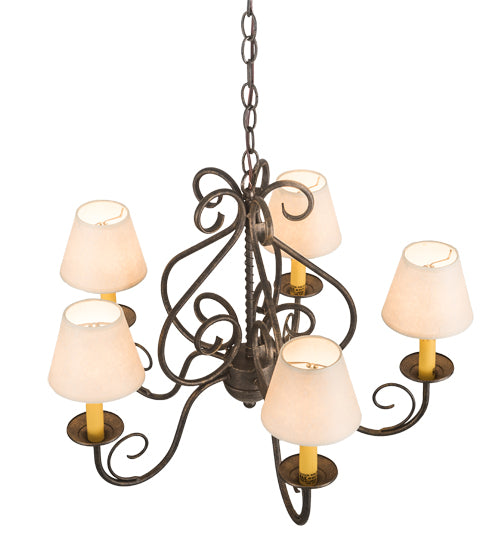 Meyda Tiffany Jenna 197364 Chandelier Light - French Bronzed