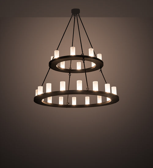 Meyda Tiffany Loxley 197483 Chandelier Light - Mahogany Bronze