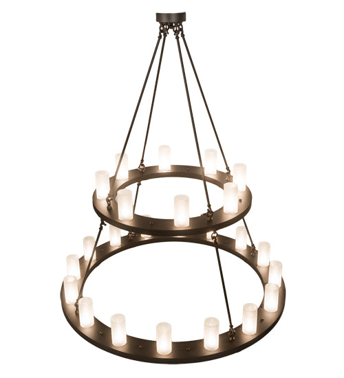 Meyda Tiffany Loxley 197483 Chandelier Light - Mahogany Bronze