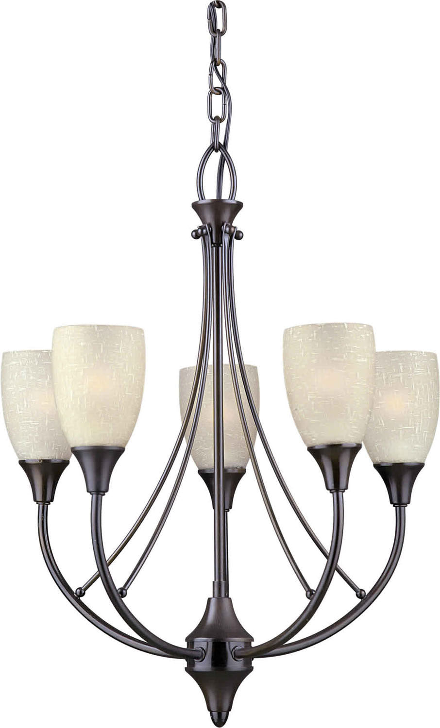Forte 2278-05-32 Chandelier Light - Antique Bronze