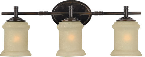 Forte BBB 5180-03-32 Bath Vanity Light 23 in. wide - Antique Bronze