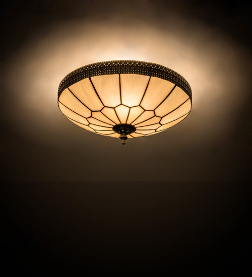 Meyda Tiffany Vincent 197707 Ceiling Light - Craftsman Brown Highlighted