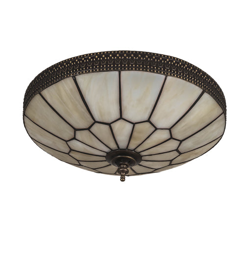 Meyda Tiffany Vincent 197707 Ceiling Light - Craftsman Brown Highlighted