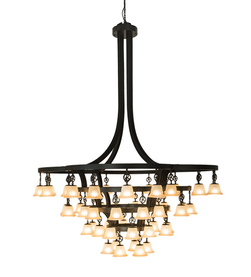 Meyda Tiffany Cretella 197780 Chandelier Light - Weathered Brass
