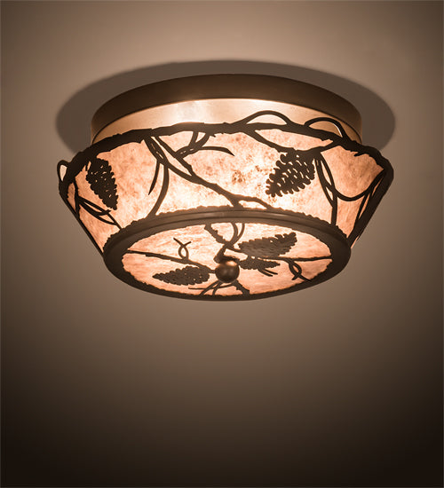 Meyda Tiffany Whispering Pines 197919 Ceiling Light - Bronze