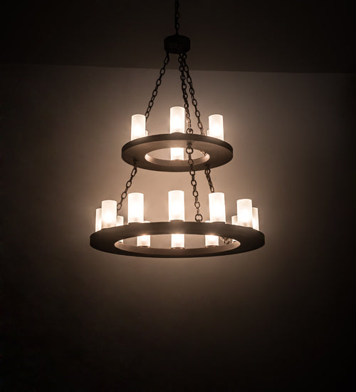 Meyda Tiffany Loxley 197989 Chandelier Light - Mahogany Bronze
