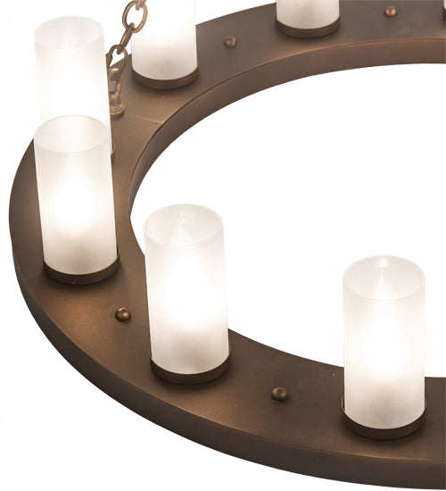 Meyda Tiffany Loxley 197989 Chandelier Light - Mahogany Bronze