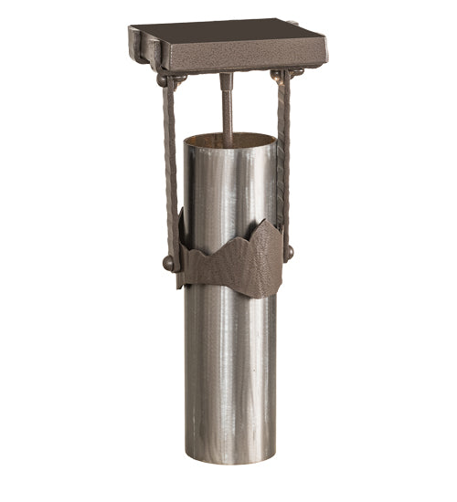 Meyda Tiffany Iron Mountain 198083 Ceiling Light - Stainless Steel