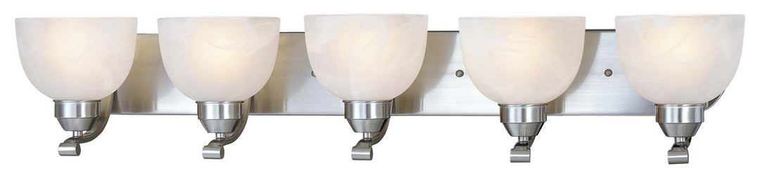 Minka-Lavery Paradox 5425-84 Bath Vanity Light 38 in. wide - Brushed Nickel