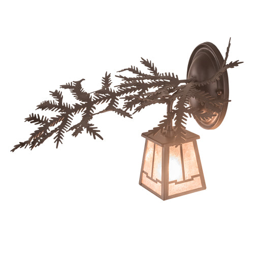 Meyda Tiffany Pine Branch 198534 Wall Light - Mahogany Bronze