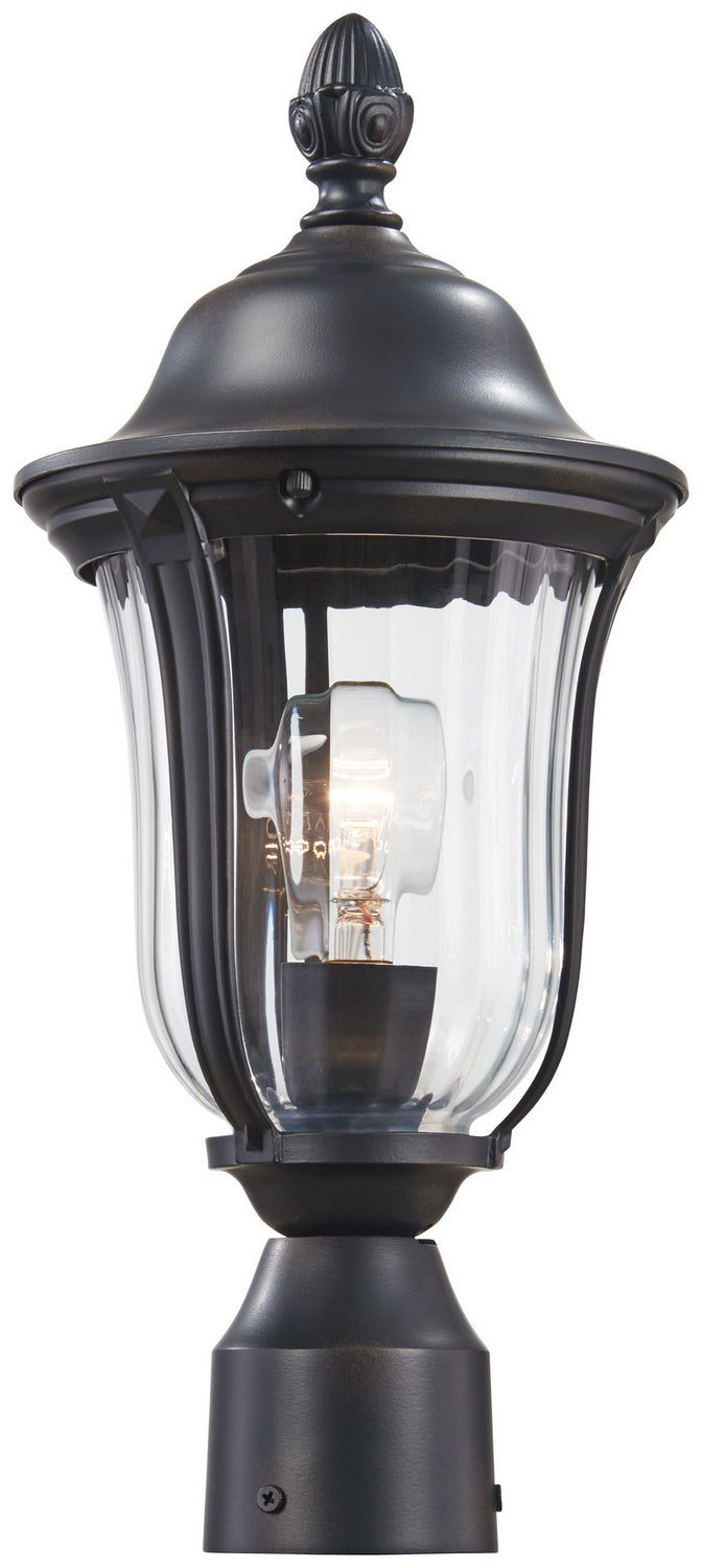 Minka-Lavery Lighting 8845-94 Morgan Park One Light Outdoor Post Mount Outdoor Bronze / Dark