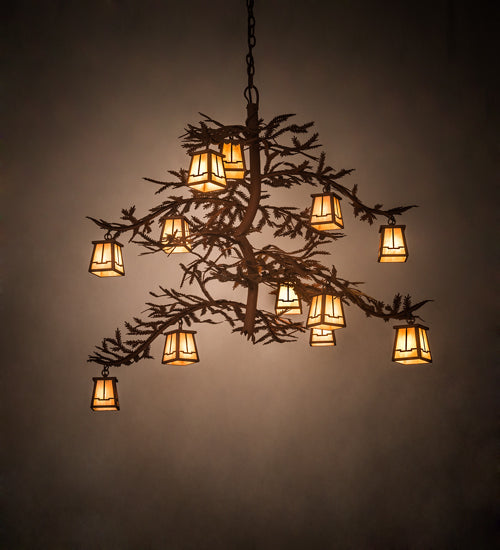 Meyda Tiffany Pine Branch 198769 Chandelier Light - Rust