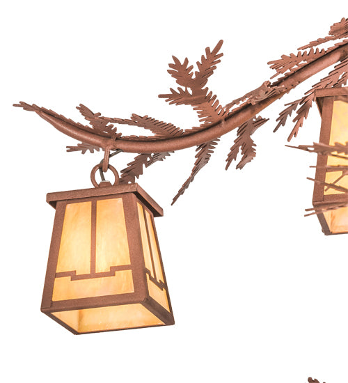 Meyda Tiffany Pine Branch 198769 Chandelier Light - Rust