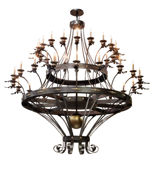 Meyda Tiffany Chloe 198967 Chandelier Light - Antique Copper,Oil Rubbed Bronze
