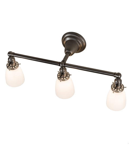 Meyda Tiffany Revival 199096 Bath Vanity Light 25 in. wide - Brushed Nickel
