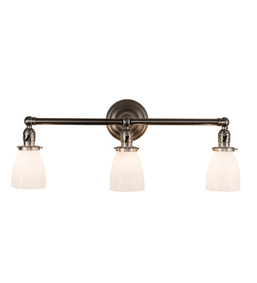 Meyda Tiffany Revival 199096 Bath Vanity Light 25 in. wide - Brushed Nickel