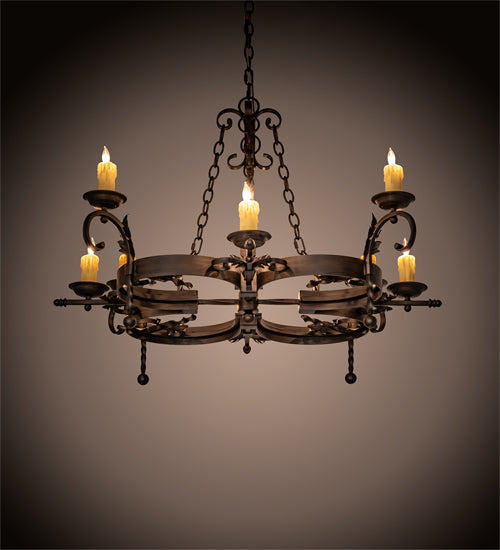 Meyda Tiffany Andorra 199184 Chandelier Light - Rust