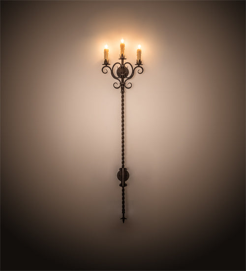 Meyda Tiffany Palmira 199186 Wall Light - Rust