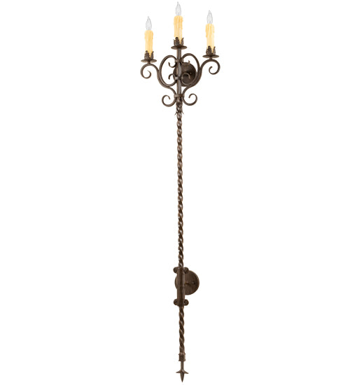 Meyda Tiffany Palmira 199186 Wall Light - Rust