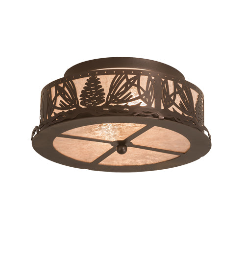 Meyda Tiffany Mountain Pine 199346 Ceiling Light - Mahogany Bronze
