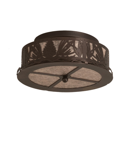 Meyda Tiffany Mountain Pine 199346 Ceiling Light - Mahogany Bronze