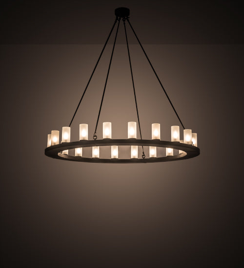 Meyda Tiffany Loxley 199415 Chandelier Light - Blackwash Powdercoat