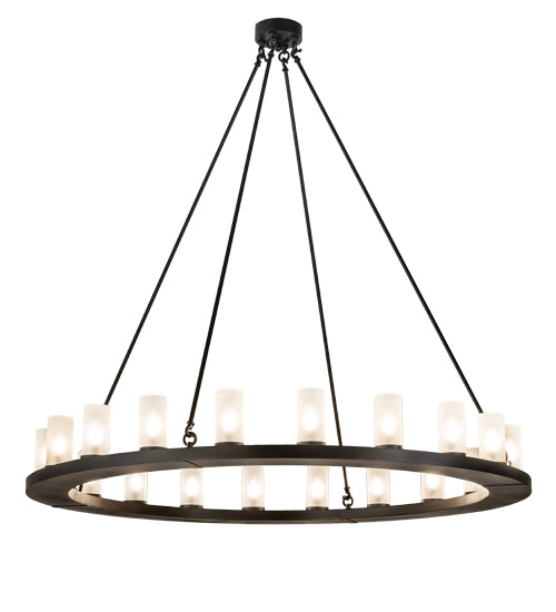 Meyda Tiffany Loxley 199415 Chandelier Light - Blackwash Powdercoat
