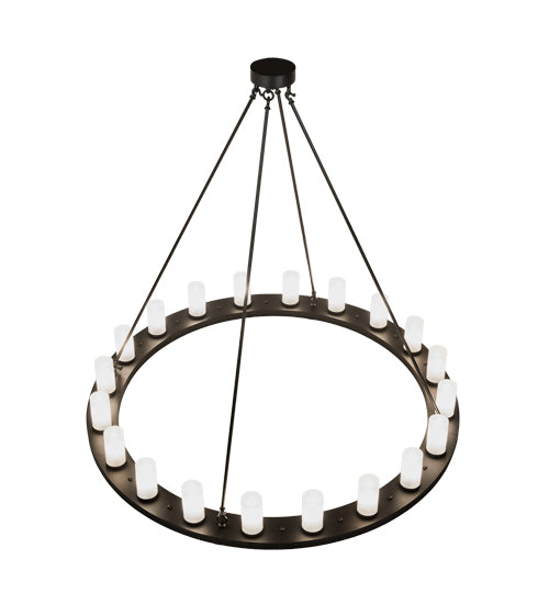 Meyda Tiffany Loxley 199415 Chandelier Light - Blackwash Powdercoat