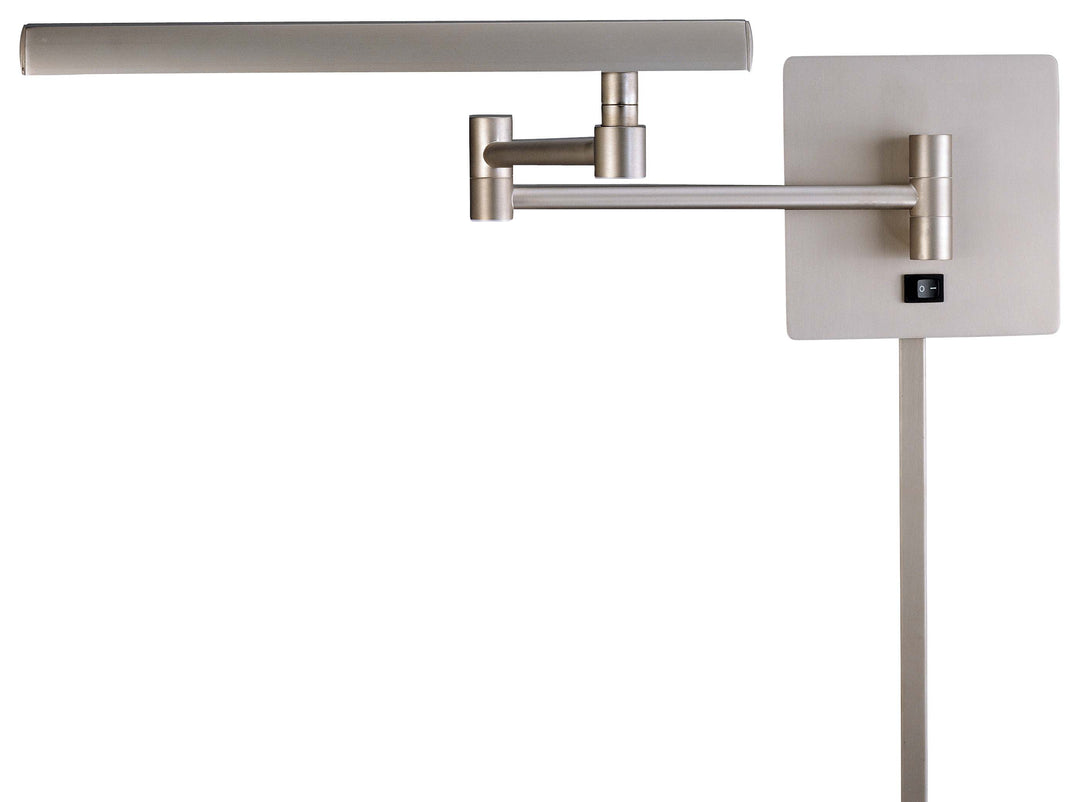 George Kovacs Lighting P266-1-603 Madake One Light Swing Arm Wall Lamp Lamp Pewter, Nickel, Silver