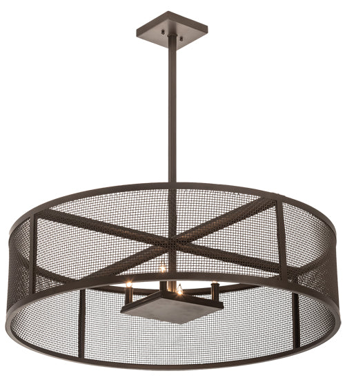 Meyda Tiffany Cilindro 199482 Chandelier Light - Bronze