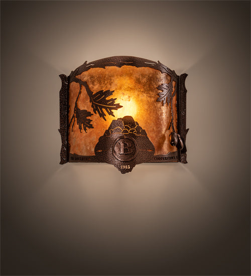 Meyda Tiffany Boulders 199538 Wall Light - Copper Vein