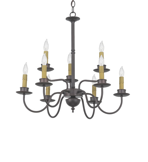 Meyda Tiffany Ean 199600 Chandelier Light - Antique Copper