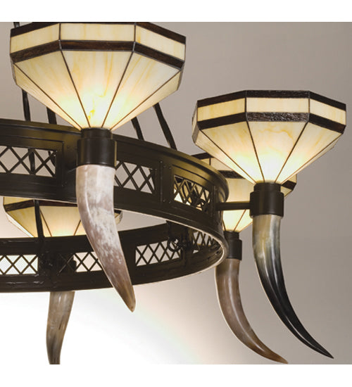 Meyda Tiffany Topridge 19985 Chandelier Light - Timeless Bronze
