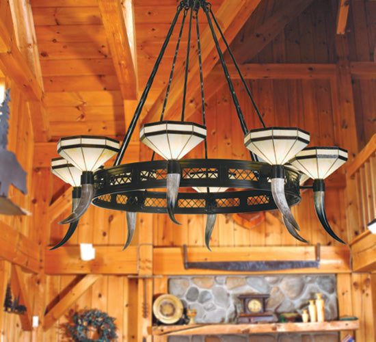Meyda Tiffany Topridge 19985 Chandelier Light - Timeless Bronze