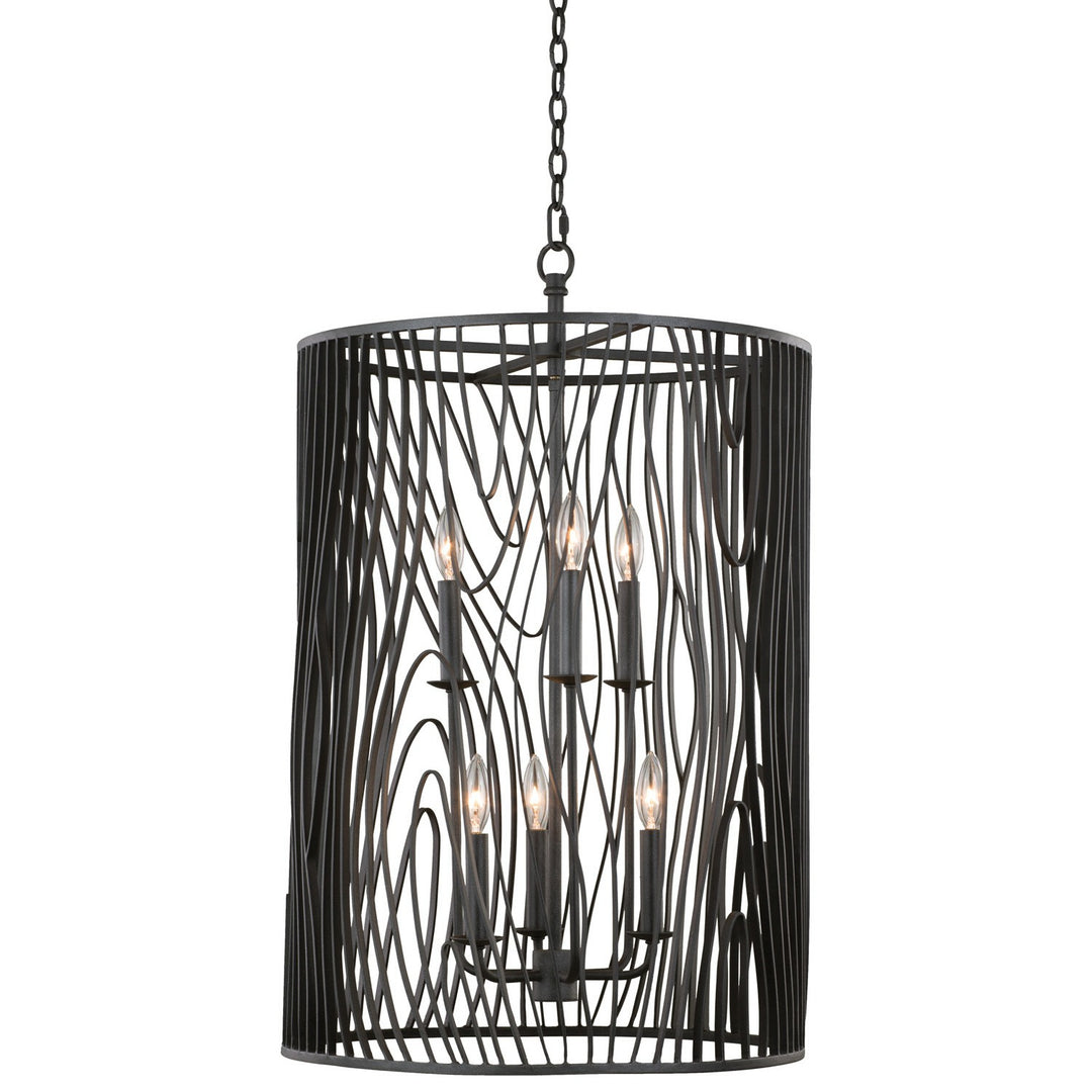 Kalco Morre 507550BI Pendant Light - Black Iron