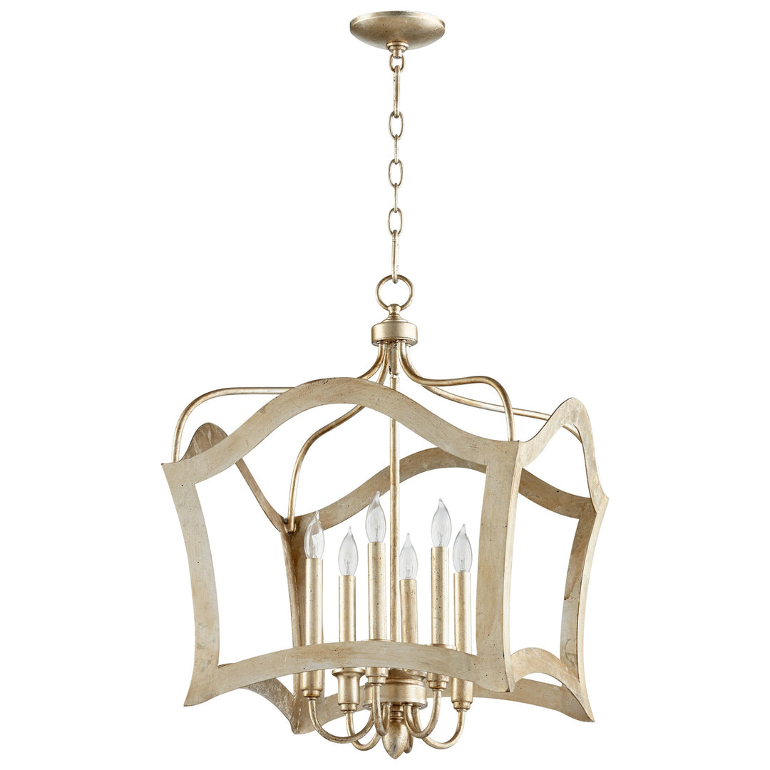 Cyan Design Milan 06581 Pendant Light - Aged Silver Leaf